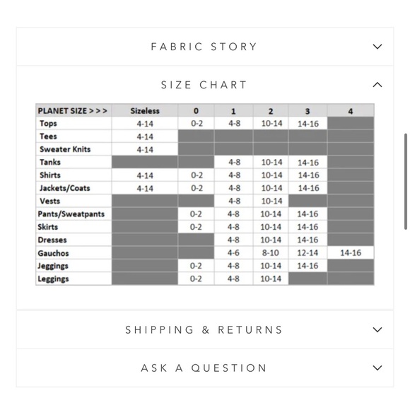 PLANET by Lauren G Black Button Down Front Mochneck Swing Top Size 1 - Picture 14 of 14